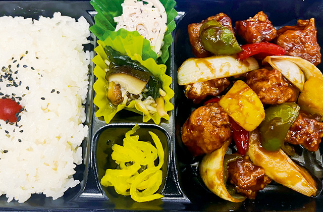 酢豚弁当